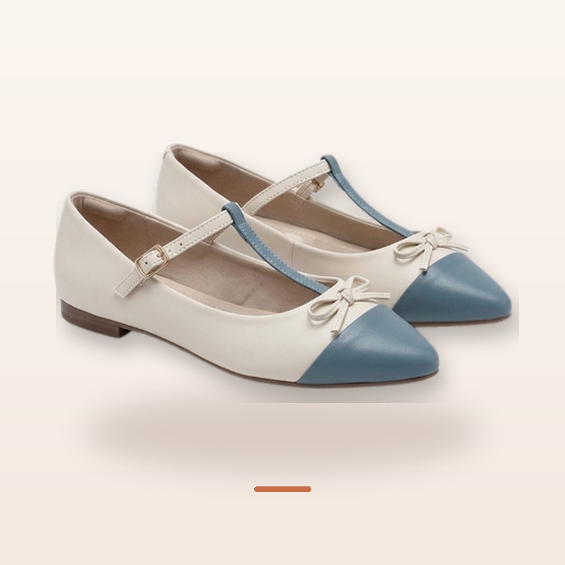 Nina Simik Crema y Azul